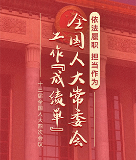 依法履職 擔(dān)當(dāng)作為——全國人大常委會(huì)工作“成績(jī)單”