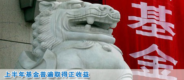 上半年基金普遍取得正收益