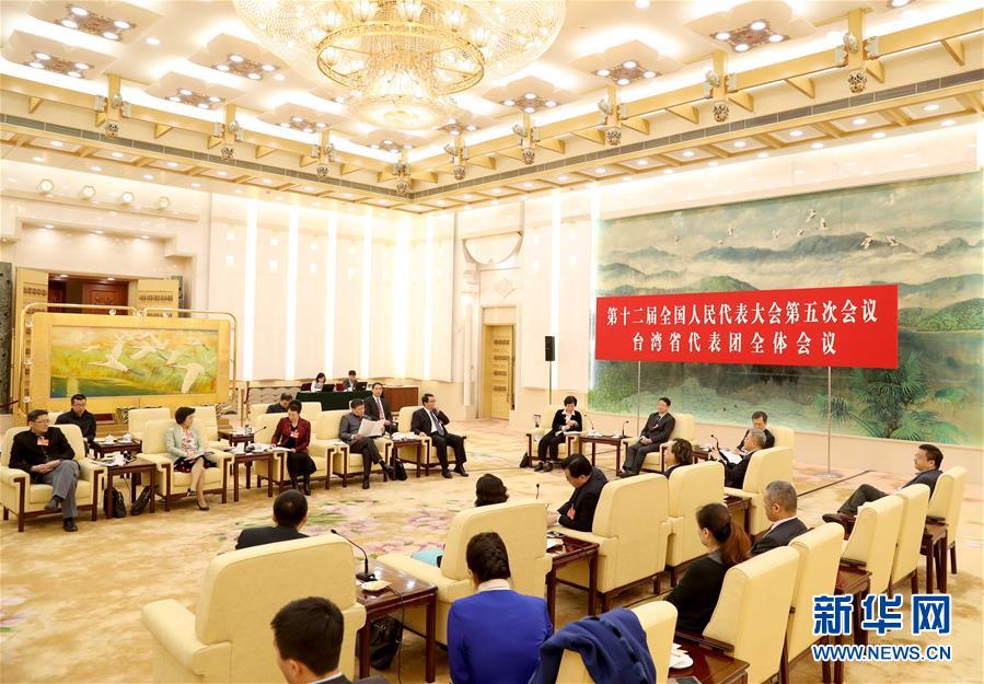 （兩會(huì)）臺灣代表團(tuán)全體會(huì)議向媒體開放