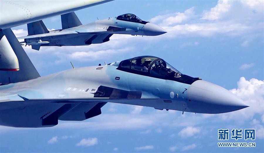 （圖文互動）（2）空軍發(fā)布宣傳片展現(xiàn)殲-20、蘇-35、轟-6K海上新航跡