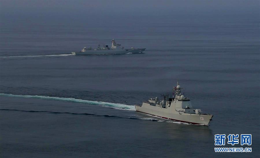 （國(guó)際）（1）中國(guó)海軍第35、36批護(hù)航編隊(duì)在亞丁灣完成任務(wù)交接