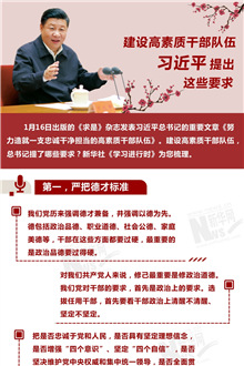 建設(shè)高素質(zhì)干部隊(duì)伍，習(xí)近平提出這些要求
