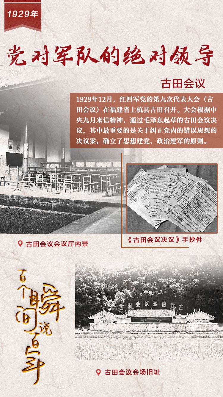 1929，黨對(duì)軍隊(duì)的絕對(duì)領(lǐng)導(dǎo)
