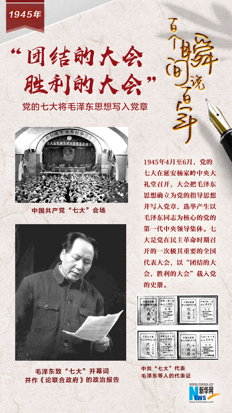 1945，“團(tuán)結(jié)的大會(huì)，勝利的大會(huì)”