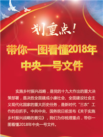 劃重點！帶你一圖看懂2018年中央一號文件