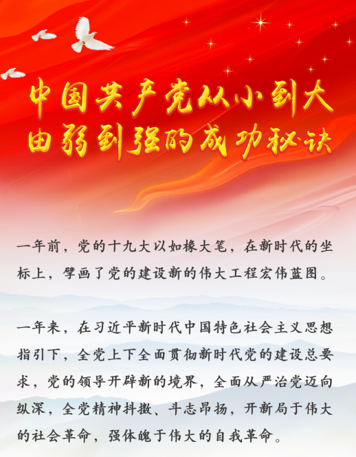 中國共產(chǎn)黨從小到大、由弱到強的成功秘訣