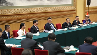 在甘肅團，習近平響鼓重錘