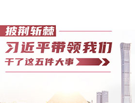 披荊斬棘！習近平帶領我們干了這五件大事
