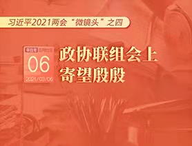 習近平2021兩會“微鏡頭”之四：3月6日 政協(xié)聯(lián)組會上，寄望殷殷