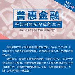 【G20系列圖解】普惠金融將如何惠及你我的生活？